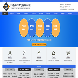 企业网站制作开发公司_网络推广运营公司_企业品牌包装运营公司-田道商TDS网络科技官方网站