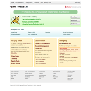 Apache Tomcat/8.5.31
