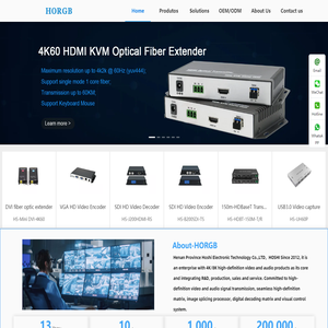 HORGB, with 4K/8K high-definition video products as its core.