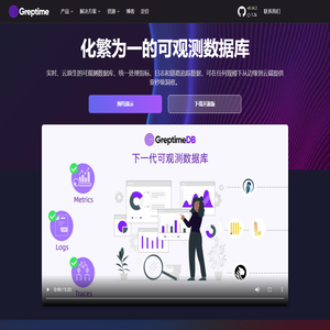 快速、高效、用于实时可观测的统一数据库 | Greptime
