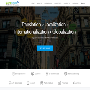 Langshare 浪汛 – Professional Localization Solutions Provider  深圳市浪汛信息技术有限公司