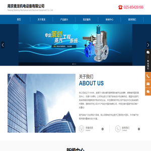 南京麦龙机电设备有限公司-蒸汽系统设计,控制系统